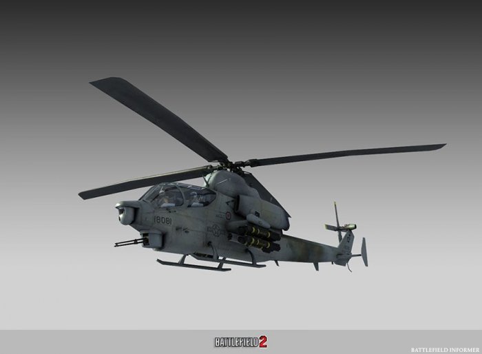 Battlefield 2 AH-1Z Super Cobra - US Helicopter