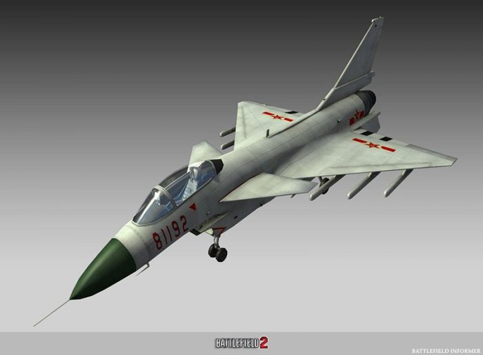 Battlefield 2 J-10 Fighter Jet