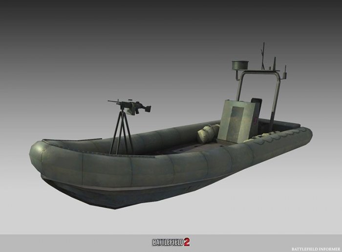 Battlefield 2 Rigid Inflatable Boat - RIB