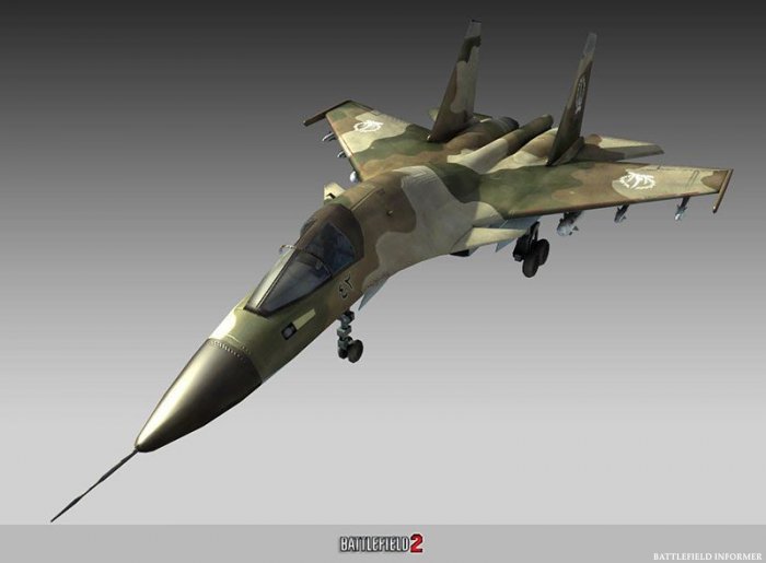 Battlefield 2 SU-34 Flanker - JET