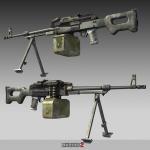 Battlefield 2 Kord Heavy Machine Gun
