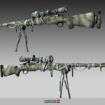 Battlefield 2 M4 Sniper Rifle