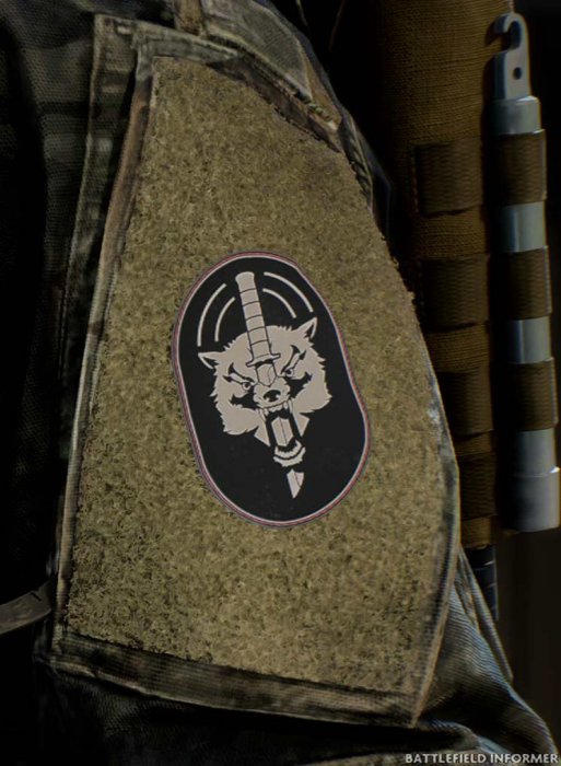 Battlefield 6 Wolfsbane Uniform Patch