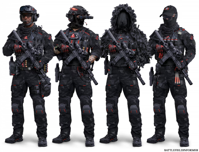 Battlefield 6 Phantom Squad Soldier Skins